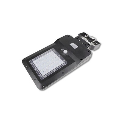 Wagan Tech Motion-Sensing Solar Powered LED Black Security Light 8586