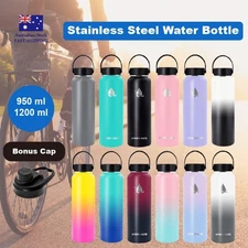 Stainless Steel Water Bottle Vacuum Insulated Double Wall Sports Thermos Gym
