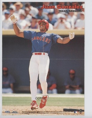 1997 Fleer Sports Illustrated Mini Posters Juan Gonzalez 1n0