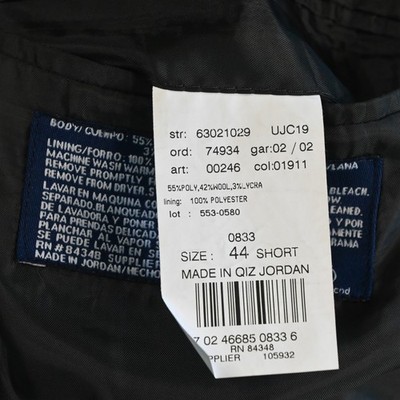 Stafford 44S 34x32 Gray Striped Washable Mens Jacket Pants Suit | eBay