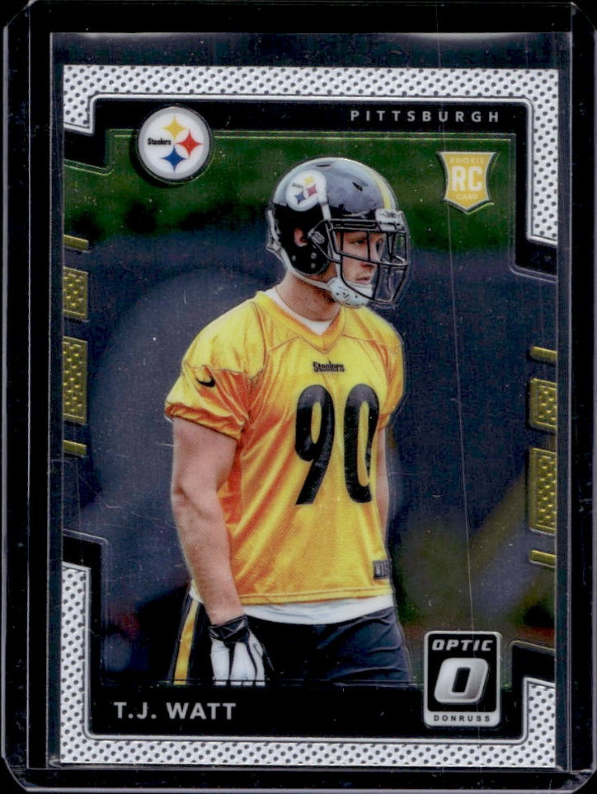 2017 Donruss Optic T.J. Watt RC Rookie #122 Steelers