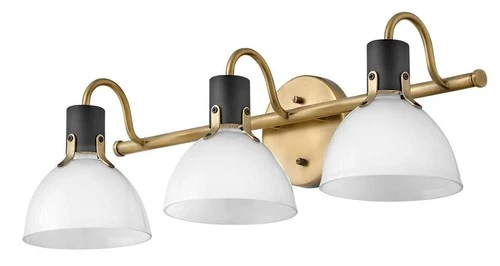 Hinkley Argo 24 1/2" Wide Heritage Brass 3-Light Bath Light - Picture 4 of 10