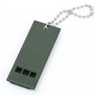 “3-Frequency High Decibel Survival Whistle – Portable Outdoor Emergency Tool”