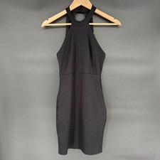 Lulus Women Little Black Halter Mini Dress XS Cocktail Party Date Night Romantic