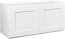 Brookings Shaker Unassembled Bridge Wall Kitchen Cabinet W3618, 36 W x 12 D x 18