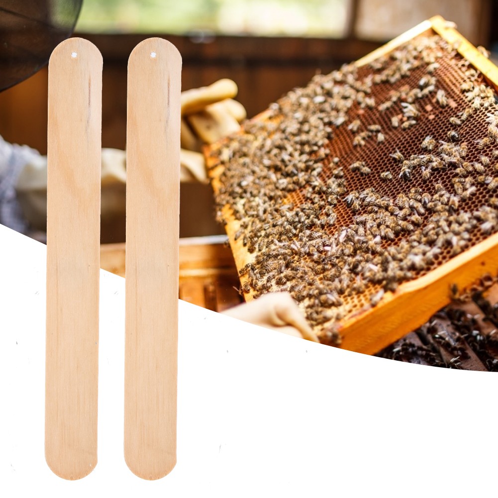 Bee WaX Moth Larva Killer Treatment Tools Wood Strips Beekeeping Pest Control