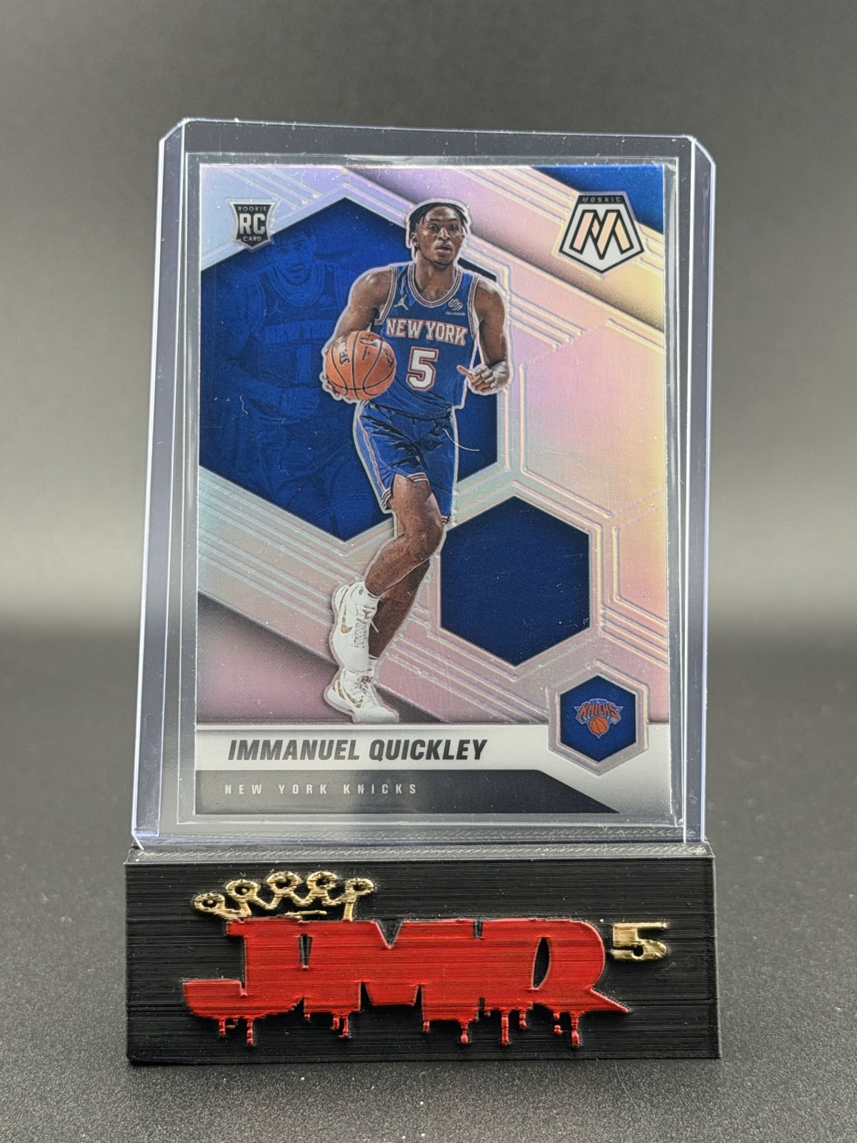2020-21 Panini Mosaic - Rookie Immanuel Quickley #208 Silver Prizm (RC)