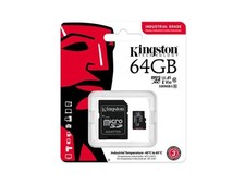 Kingston-New-SDCIT2-64GB  64GB MICROSDXC INDUSTRIAL C10 A1 PSLC CARD