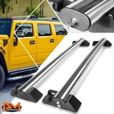 For 03-09 Hummer H2 SUV/Truck OE Style Aluminum Roof Rack Crossbar Baggage Rail