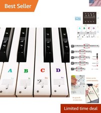 Durable Removable Piano Keyboard Stickers - Ideal for Beginners  Little Masters