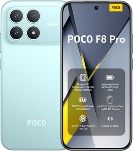 Xiaomi POCO F8 Pro 256GB Blue 6,59 Zoll Quad HD 120 Hz 12 GB RAM - Wie Neu -