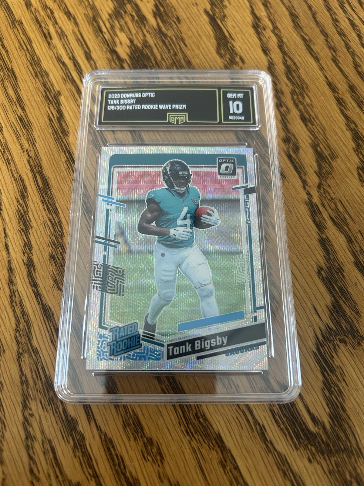 2023 Panini Donruss Optic - Rated Rookie Tank Bigsby #252 Wave Prizm /300 (RC)
