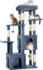 GRAVEE 61 Inch Cat Tree Multi Level Indoor Heavy Duty Tower for Adult Cats