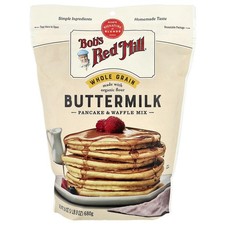 Buttermilk Pancake & Waffle Mix, Whole Grain, 24 oz (680 g)