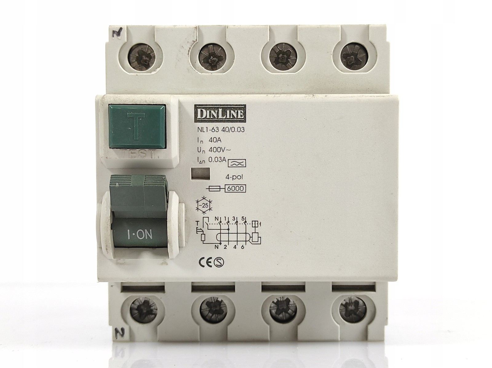 Dinline LN1-63 40/0.03 Residual Current Switch