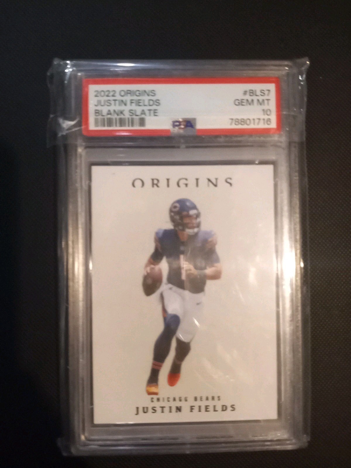 2022 Panini Origins - Blank Slate Justin Fields #BLS-7