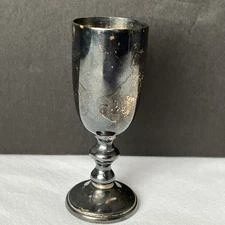 W&S Blackington Silver Plated Cordial/Liqueur Goblet - 3.75”