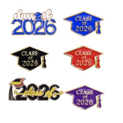 2026 Graduation Season Doctoral Cap Badge Elegant Academic Brooch Suitable For