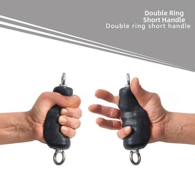 TPE beschichtete Doppelringgriffe 130 mm L?nge f��r Fitnessger?te Training