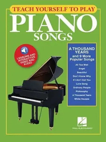 Hal Leonard Corp | Teach Yourself To Play Piano Songs: A Thousand Years & 9...-image