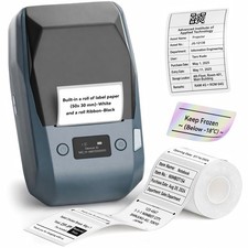 NIIMBOT M2 Thermal Transfer Label Maker, Smart Color Printing with Phones  PC