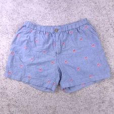 Chubbies Shorts Mens XXL Nautical Pattern 5.5 Inseam Elastic Waist Blue Chambray