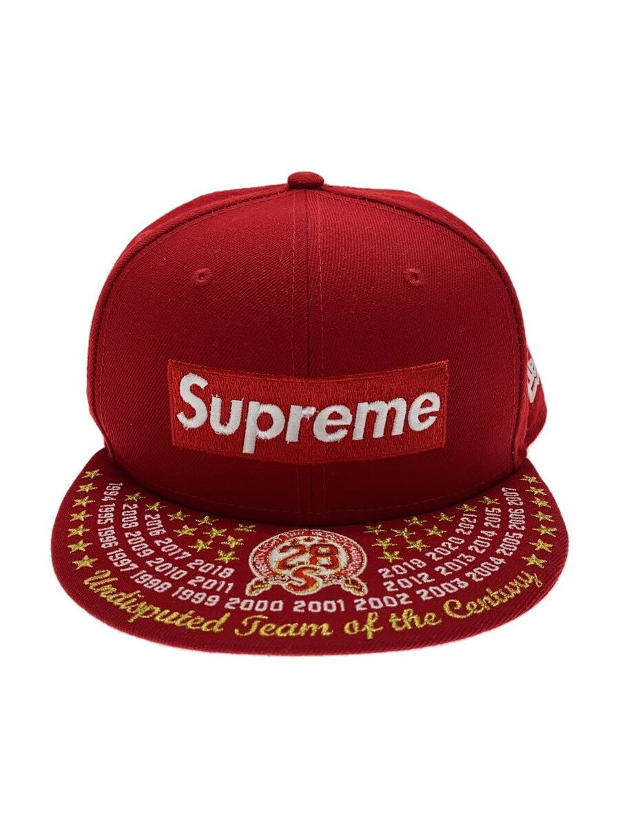 NEW ERA × Supreme Cap 7 3 8 Cotton RED All Over Pattern NEW ERA × Supreme Cap 7 3 8 Cotton RED All Over Pattern