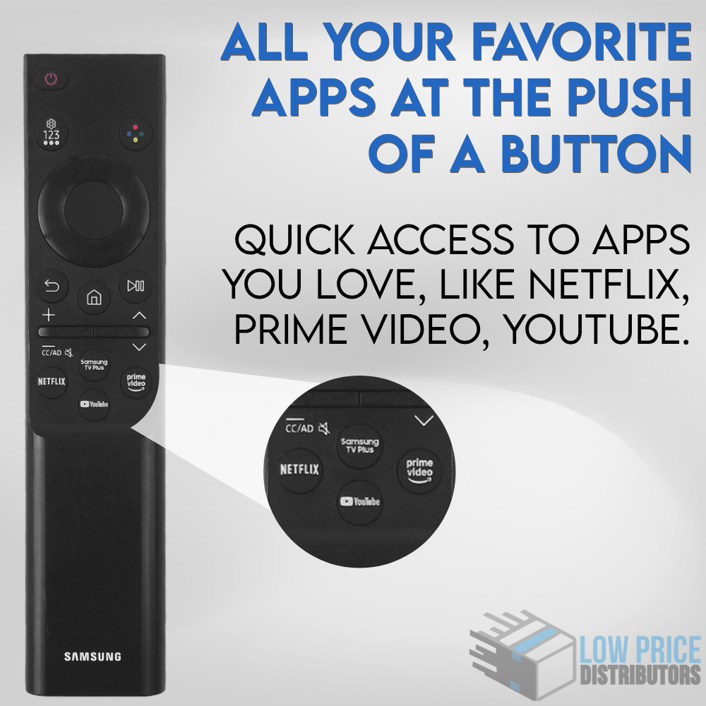 Original Samsung Smart TV Remote w/ Netflix Prime YouTube Buttons – New ...