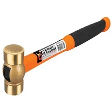  W1137 Solid Brass Hammer, 16 oz 