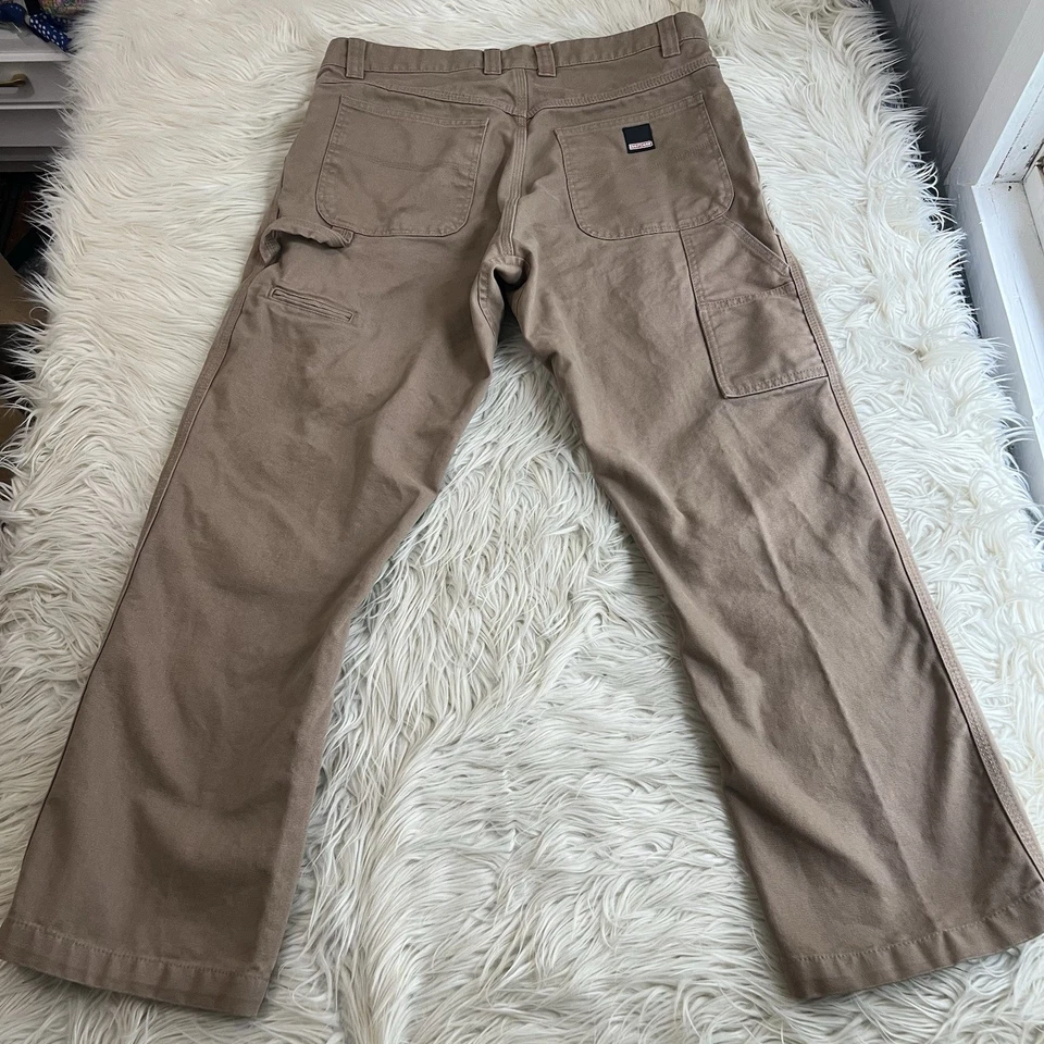 Pantalones de trabajo CRAFTSMAN lona carpintero utilitario pantalón martillo lazo 8 bolsillos 36x29 Foto 2 de 4