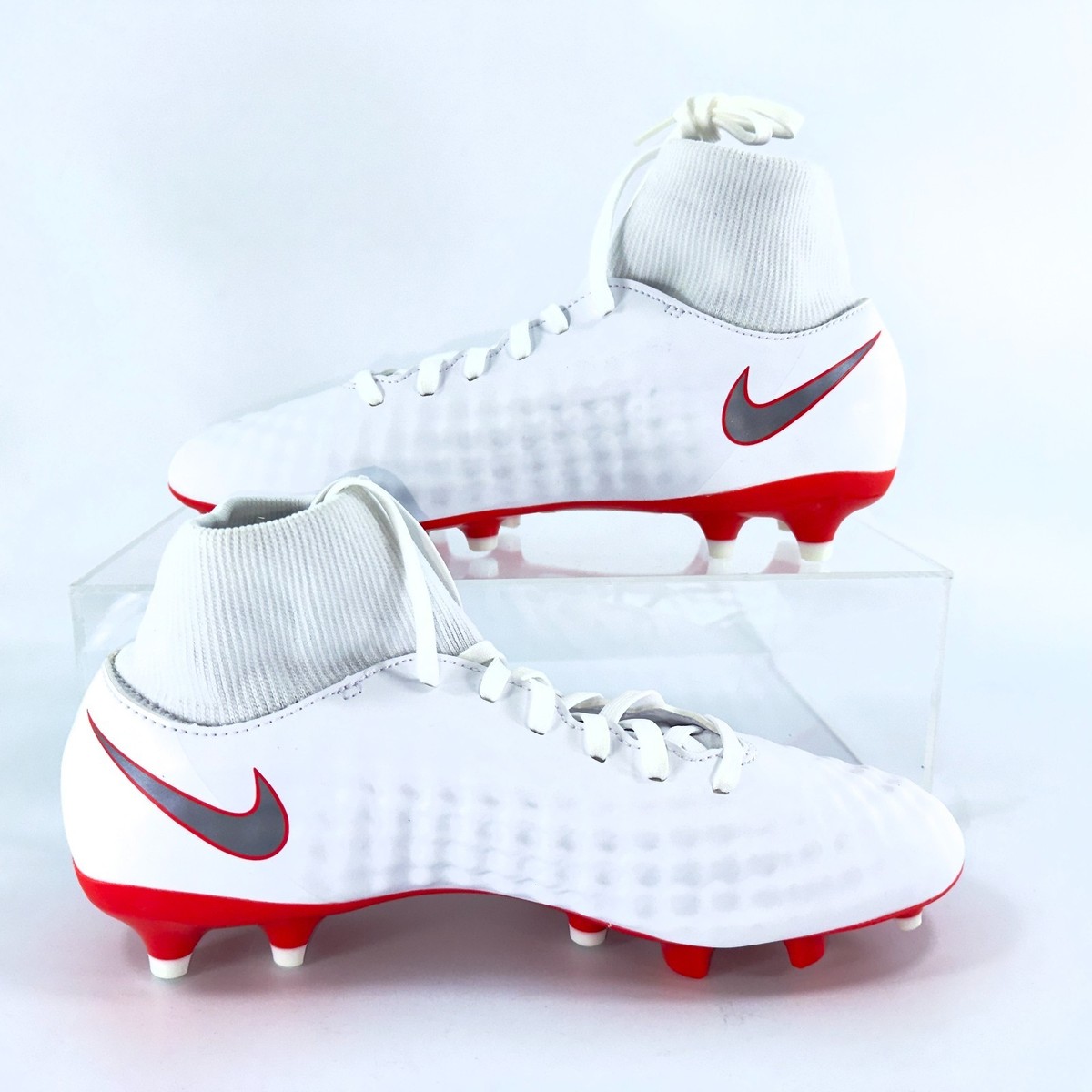 Nike Magista Obra 2 Academy DF FG AH7303-107 White boots Cleats