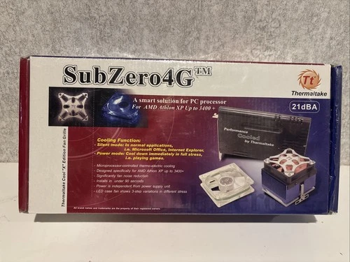 VTG Thermaltake Subzero 4G (K7) 21dBA PCI Card & Cooling Unit Brand New AMD