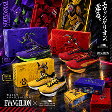 Tigora x Evangelion FT5/36 Running Shoes Unit 01 00 02 Unisex Marathon Japan New
