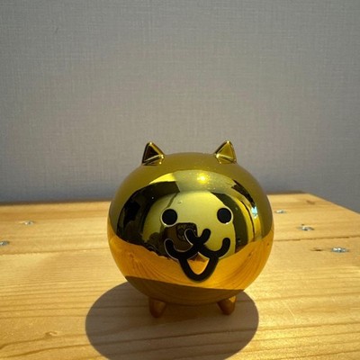 Nyan Con War 10th Anniversary Gold Cat Capsule Toy Gacha New Used