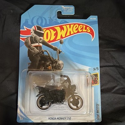 Hot Wheels HW Moto Honda Monkey Z50 1:64 Diecast Motorcycle Black Unopened