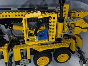 Lego Set 8438 Pneumatic Technic Crane Truck Yellow Black Retired Set~ Read