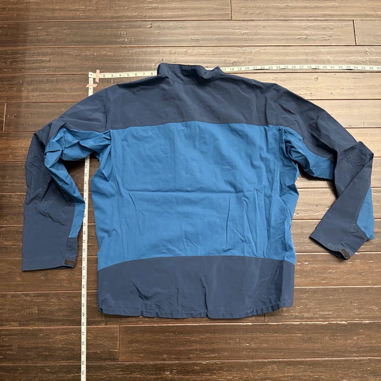 RARE Blue Vintage Arcteryx Gore Tex Alpha Pelican Comp Jacket Made in Canada thumbnail 8