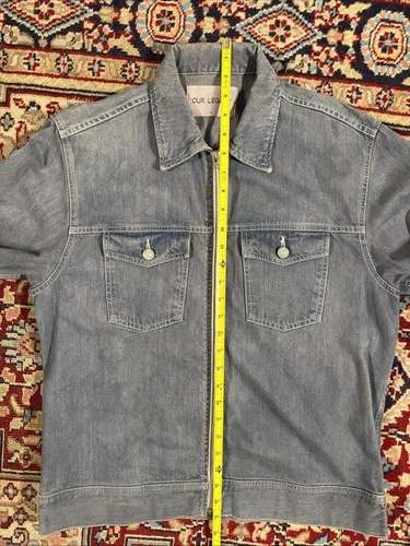 Our Legacy Full Zip Denim Jacket Size Medium Men’s Casual  image 4