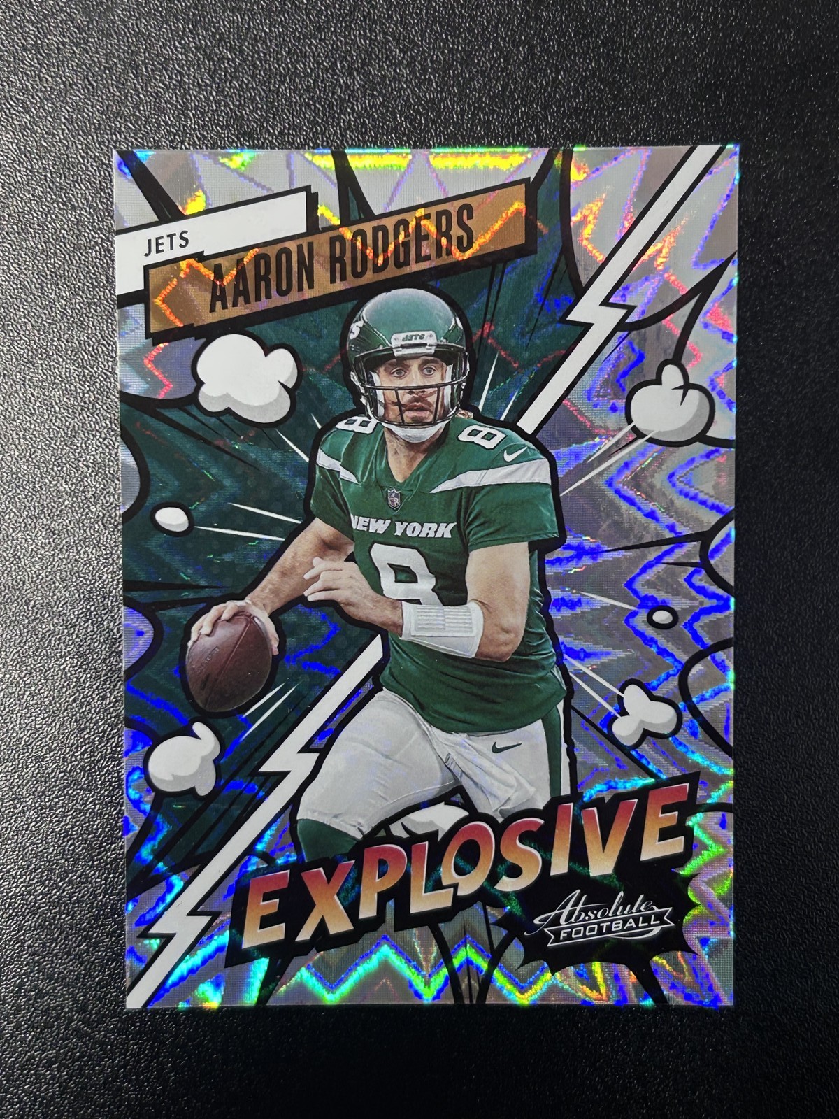 2023 Panini Absolute Football Explosive Aaron Rodgers #9
