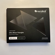 Nanoleaf Shapes Ultra Black Triangles Expansi...