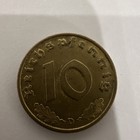 1937-D Germany 1 Reichspfennig Bronze Coin WWII Third Reich German Pfennig — photo 2