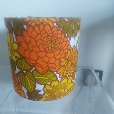 20cm Handmade Lampshade Made Using Orginal 60s 70s Fabric Vintage Retro