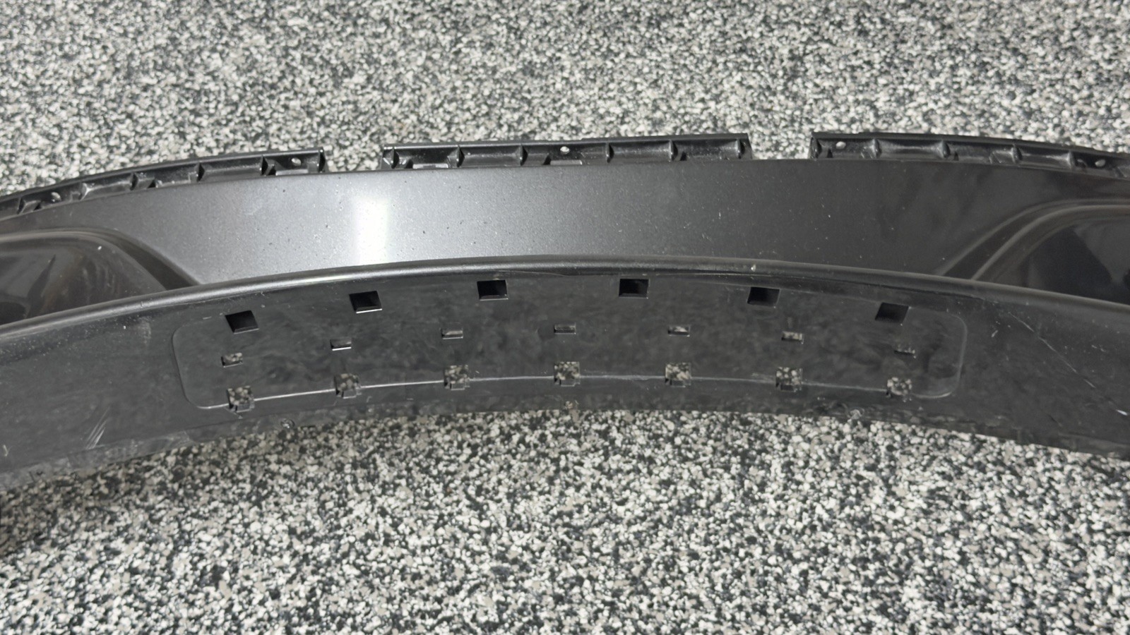 2018 McLaren 720S Front Bumper Lower Center Splitter Valance OEM Grey