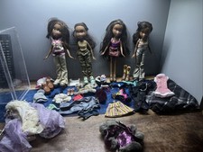 Vintage Bratz Doll Lot Sasha  Yasmin Vintage 2000s Y2K Dolls Clothes Shoes Hats