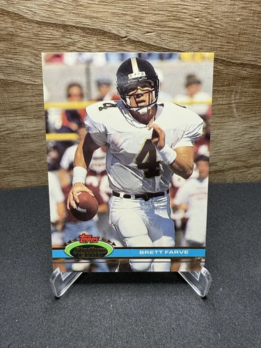 1991 Topps Stadium Club #94 Brett Favre (RC) Rookie Jets Packers Vikings HOF