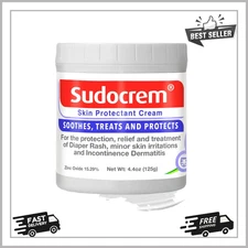 Sudocrem Diaper Rash Cream for Baby'S Skin, Triple Action Diaper Rash - 4.4Oz