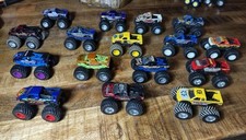 16x Lot Hot Wheels Monster Jam Trucks Zombie Patriot Maniac Destroyer Barbarian