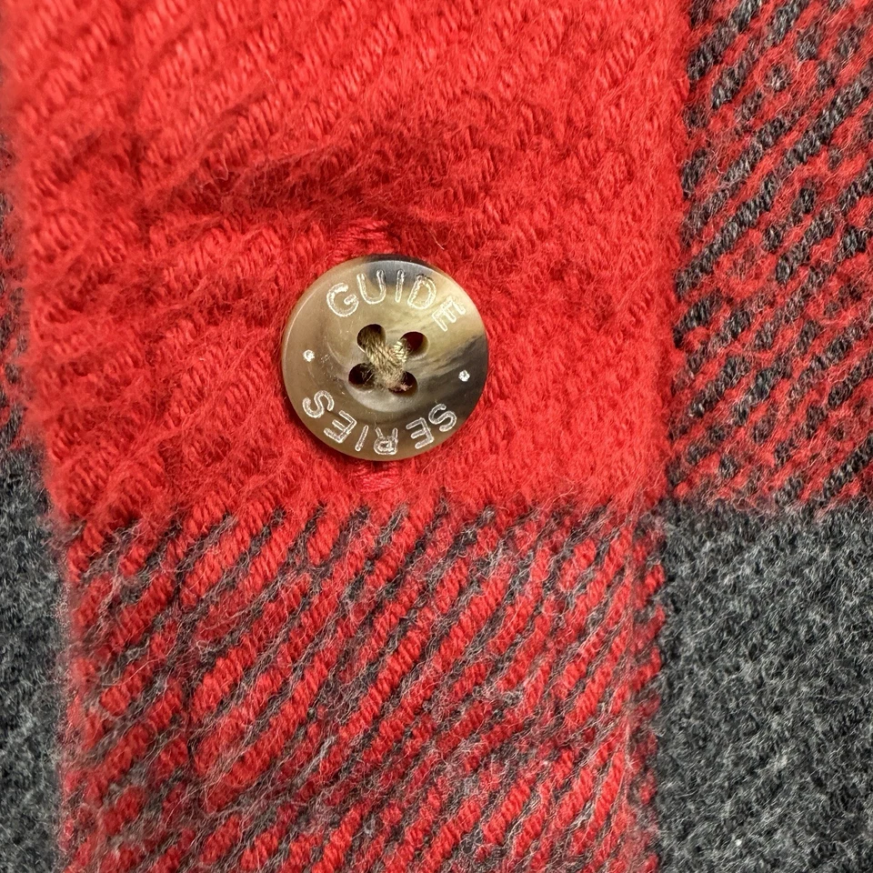 GUIDE SERIES FLANNEL SHIRT MENS SIZE LARGE BUFFALO PLAID HUNTING THICK CorpCore - Image 2 of 4