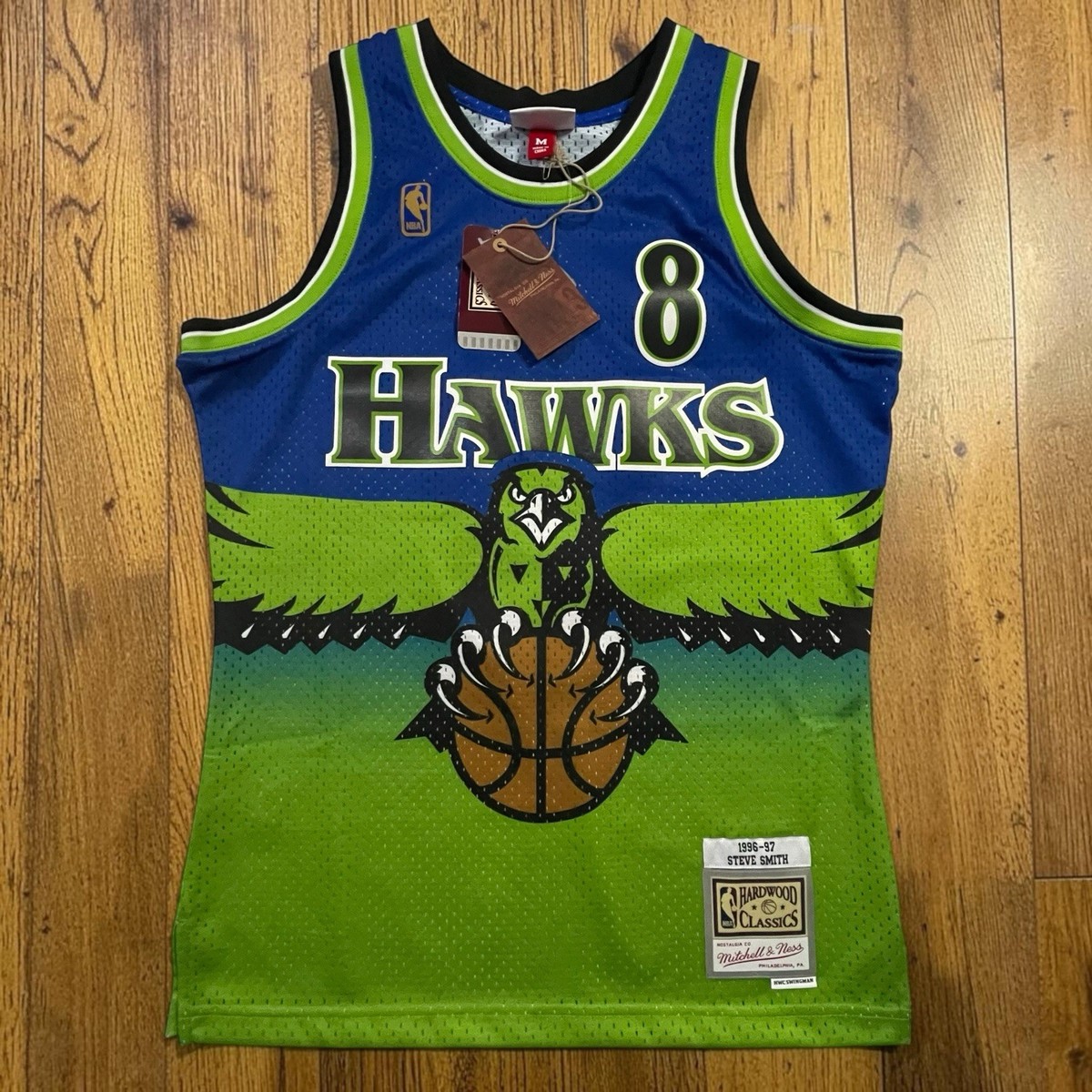 NWT Mitchell & Ness Steve Smith Atlanta Hawks 1996-97 Reload