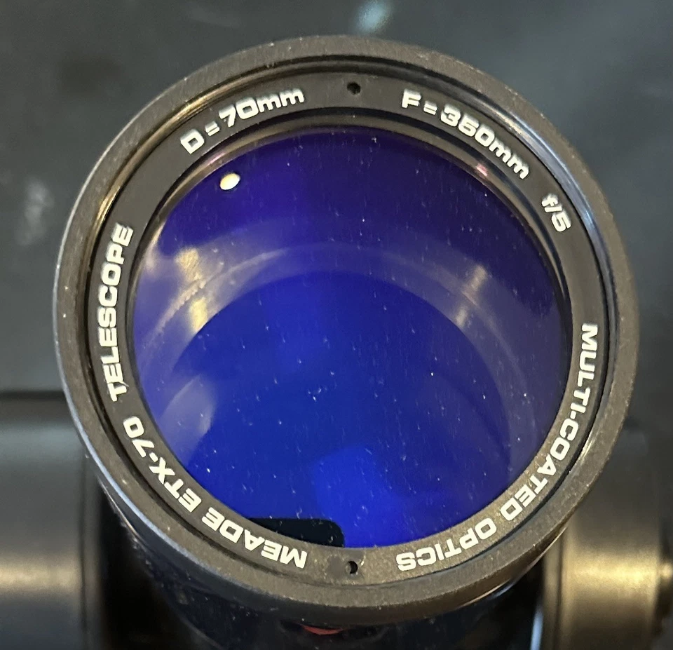 Meade ETX-70 Telescope W/D70mm F350mm f/5.0 Lens. May Need New Controller - Image 2 of 4